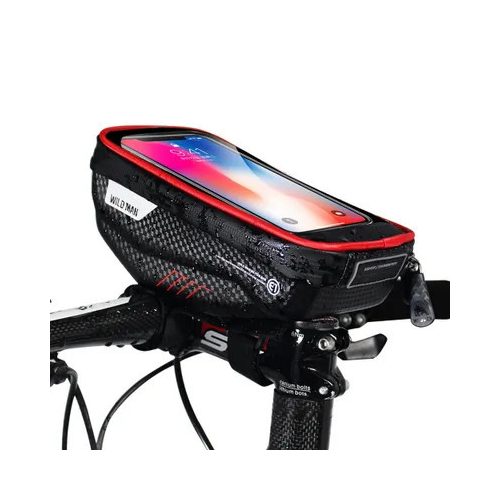   Kerékpártartó / táska cipzárral ellátott kormánnyal WILDMAN E1 1L 4 "- 7"