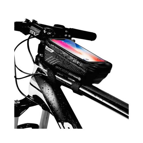   Bicycle holder / front beam bag touch screen with zipper WILDMAN E2 1L 4 "- 7"