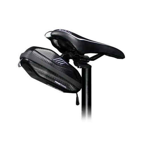   Kerékpártartó / kemény tok cipzáras hátsó táska WILDMAN E7S 0,8L