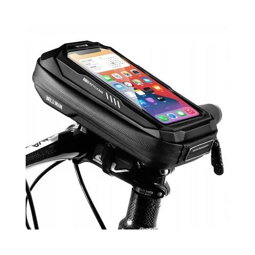   Kerékpártartó / kormánytáska érintőképernyő cipzárral WILDMAN X3 0,5L