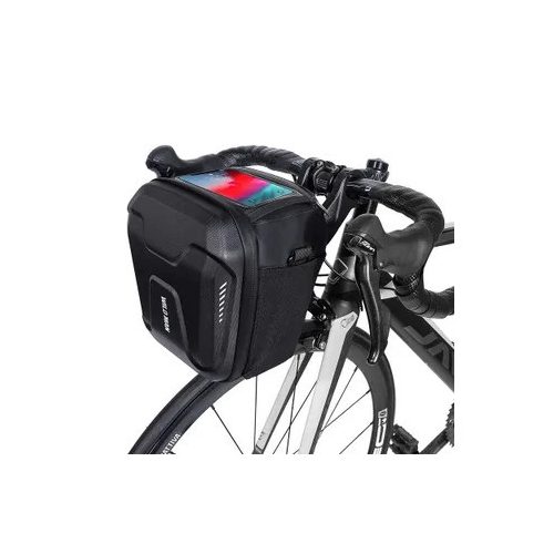   Kerékpártartó / kormánytáska érintőképernyő cipzárral WILDMAN GS9 3L