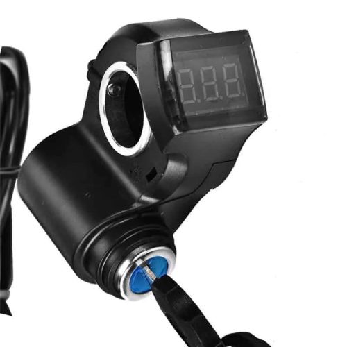 Gyújtáskulcs voltmérővel és SM csatlakozóval