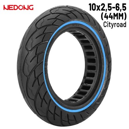 Tömör kerék 10×2,5-6,5 kék (44 mm) [Nedong]
